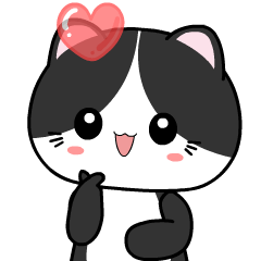 Baby Tuxedo Cat 3 : Effect stickers