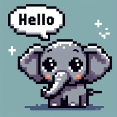 Pixel Elephant @SFW