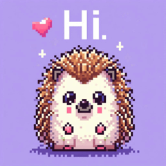 Pixel Hedgehog @SFW