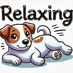 Jack Russell's Relaxing Day