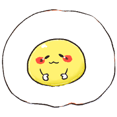 Half-boiled Egg sticker