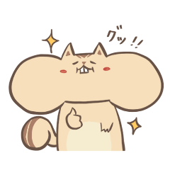 Daily sticker aki-chan.