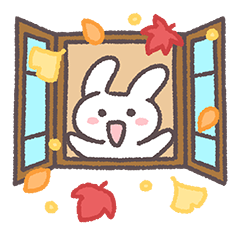 The white rabbit loves autumn_Korean ver