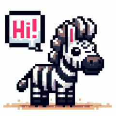 Pixel Zebra@SFW