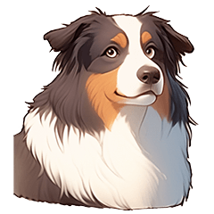 Australian Shepherd - bourbon's friends