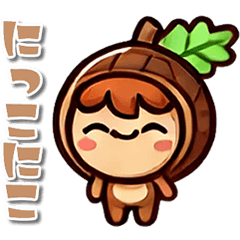 Chestnut Daily Conversation Stickers