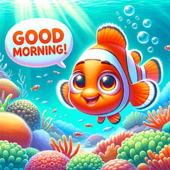 Cute Clownfish Stickers!