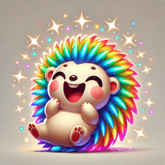 Colorful Hedgehog Fun