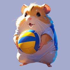 Hamster stickerDX0001