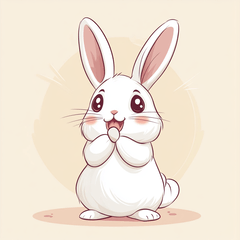 Feminine power up rabbit