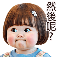 Chubby Funny face girl18 MINI(TW) – LINE貼圖 | LINE STORE