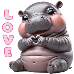 Moo Deed Cute Hippo (EN)