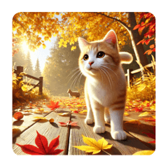 Always with a cute cat4 autumn