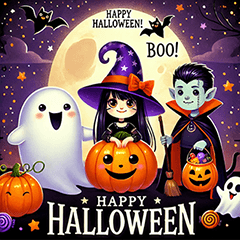 Stiker Halloween yang Lucu dan Seru