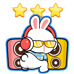 Cool bunny and Friends