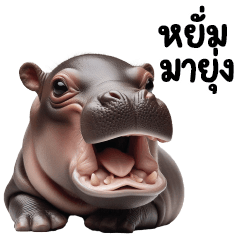 Moo Doong Hippo 5 Baht Parody