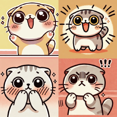 Adorable Scottish Fold Cat 2