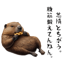 Lazy Kansai dialect beaver