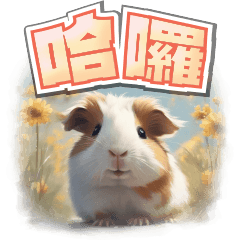 The Guinea Pig's Practical Sticker (Big)