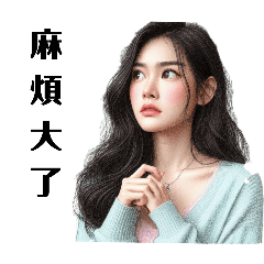 超級美女-表情包2