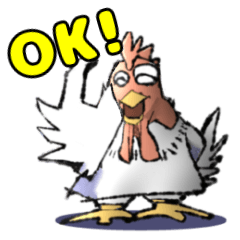 Y GENZA  sticker leghorn