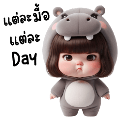 Kiddy Cute Girl7 (Hippopotamus)