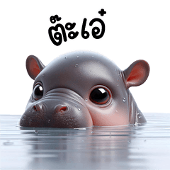 MooDoong adorable baby hippo 3