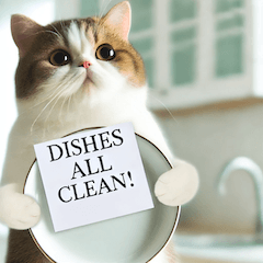 Munchkin Cat Household Chore Stickers