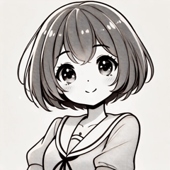 Expressive Short-Haired Girl