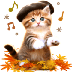 autumn Cats,