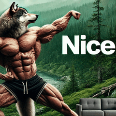 Muscle Wolf-kun