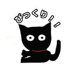 Black cat daily life annual message