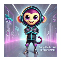 Quotes x Futurism! Techno Monkey