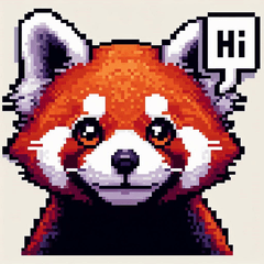 Pixel Red Panda @SFW