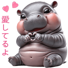 Moo Deed Cute Hippo (JP)