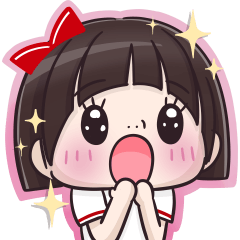 Pretty girl - Sticker 3 – LINE貼圖 | LINE STORE