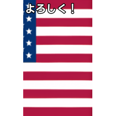 talking american flag