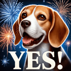 Real Fireworks Beagle