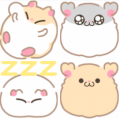 Djungarian hamster/sticker/emoji 6