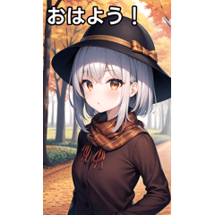 Silver-haired girls only win in autumn