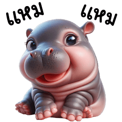 MooAung Hippo Cute3