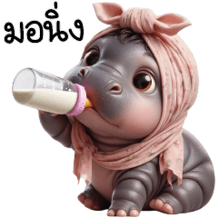 Baby cute Hippo 3