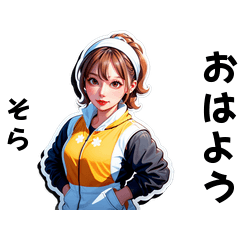 sora-san's sticker by Tsukusuta rWts