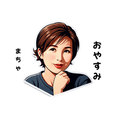 macha-san's sticker by Tsukusuta UhN5