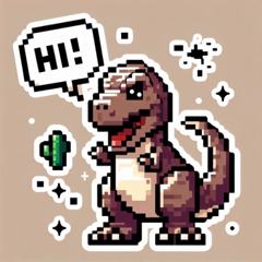 Pixel T-Rex Adventures@SFW