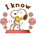 【英文版】Lovely Snoopy Stickers