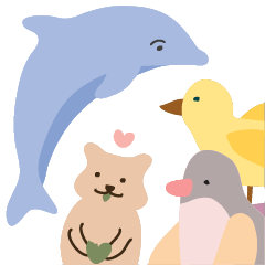 Penguin quokka duck dolphin!