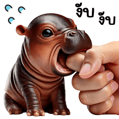 Cute Hippo Piglet 2