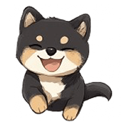 Black Shiba Ohagi Ver.2