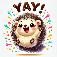 Adorable Porcupine Stickers @SFW